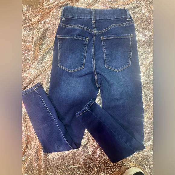 Juniors as 5 super high rise dark wash denim jeans - Picture 5 of 5